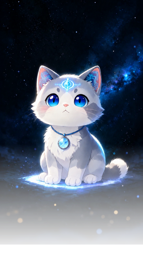 词灵猫伴学立绘